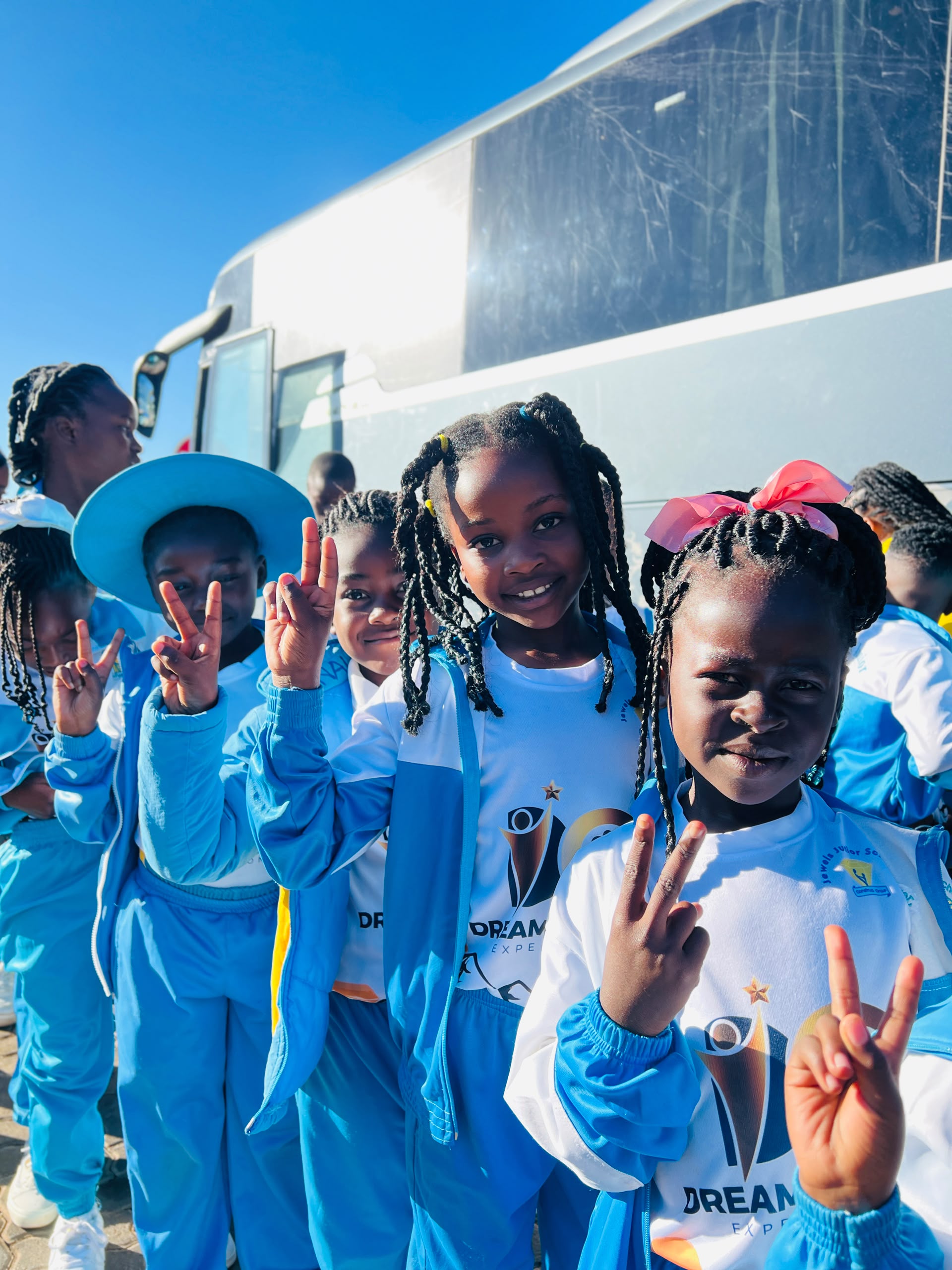 Jewels Junior School learners preparing for a trip